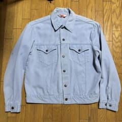 70s リーバイス　70505 コットツイル　サックスブルー　スナップボタン 70s リーバイス 70505 コットツイル サックスブルー スナップボタン