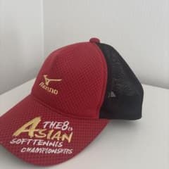 アジアソフトテニス選手権キャップ MIZUNO - メルカリ