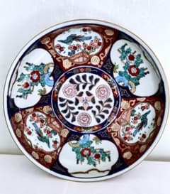 ららら♪様専用有田焼 錦絵鉢・伊万里孔雀模様皿セットのサムネイル