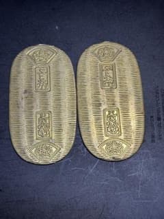 七両 小判型 貨幣 コレクション 2枚セットのサムネイル