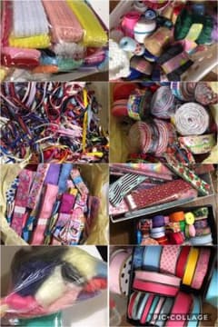 100サイズ段ボールパンパン　リボン　資材　まとめ売りのサムネイル