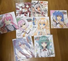 ゆずソフト サイン入り色紙8枚セット - メルカリ
