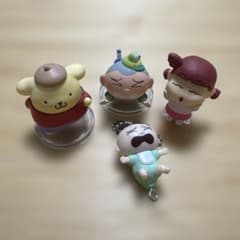 [Crayon Shin-chan] [Pompompurin] Figure Keychain Bundle