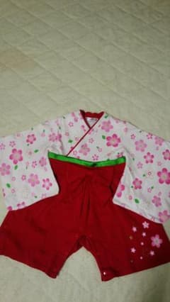 ★こあいこま様専用☆袴ベビーロンパースのサムネイル