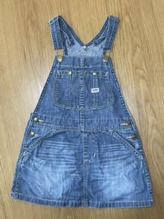 LEEリー　デニム ジャンパースカート サロペット 120のサムネイル