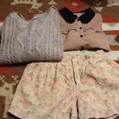 ☆130&140☆ GU 服セットのサムネイル