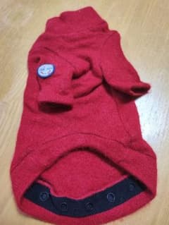 アズノウアズデワン　カシミヤセーター　レッドタートルネック　犬服　 SDサイズのサムネイル