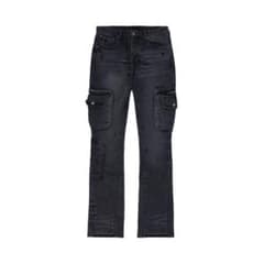 Glo Gang Denim Cargo Flare (Black)のサムネイル