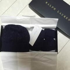 値下げ‼︎ラルフローレン ニット帽 ニット靴下セットのサムネイル