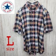 [컨버스] 셔츠 체크 캐주얼 리조트 아웃도어 비즈니스 L