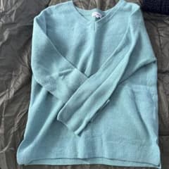 NATURAL BEAUTY BASIC 水色ニット Mのサムネイル