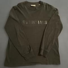 ESSENTIALS エッセンシャルズ FOG ロゴ クルーネック ブラックのサムネイル