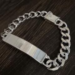 メキシカンジュエリー シルバー925 ID チェーン ブレスレット