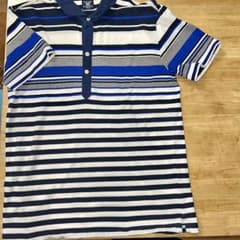 COMME CA COMMUNE ポロシャツ ボーダー Lサイズのサムネイル