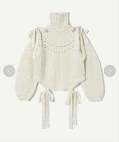 leinwande(ラインヴァンド)】 Wool Tie Knit Top - メルカリ