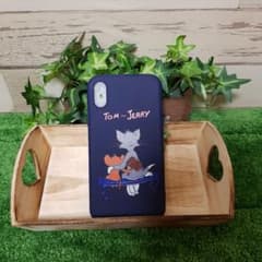 トムとジェリー ネイビー 立体 スマホケースのサムネイル