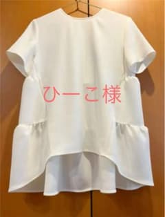 ヨーコチャン バックティアードブラウス　38 ホワイトのサムネイル