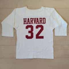 チャンピオン フットボールT T1011ハーバード アメリカ製 S 染込み