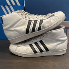 adidas x Always ☆ Pro Model ハイカットスニーカー adidas PRO MODEL ADV ハイカットスニーカー - メルカリ