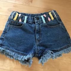 デニムショートパンツ　130のサムネイル