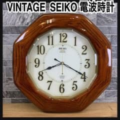 A-CHIRO　ビンテージ　SEIKO　電波時計　連続秒針　 RX205B A-CHIRO様専用 ビンテージ SEIKO 電波時計 連続秒針 RX205B - メルカリ
