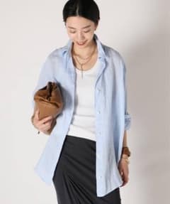 Deuxieme Classe LINEN WASH シャツ サックスブルー - メルカリ