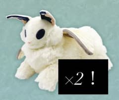 新品未使用 シルクモスキャット ふんわりBIGぬいぐるみ 2個