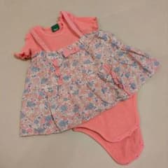 【70サイズ】RAGMART花柄スカート付きロンパースのサムネイル