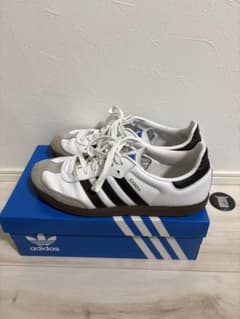 adidas Samba ホワイト ブラック スニーカーのサムネイル