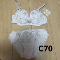 チュチュアンナ ブラジャー ショーツ セット薄ピンク C70のサムネイル