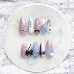 ネイルチップ 概念ネイル にじさんじ すぷれあ 皇れお 風のサムネイル