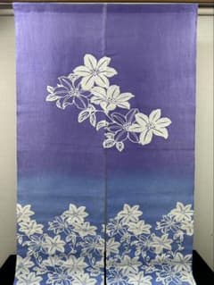 新品】 ろうけつ染め 本麻のれん - メルカリ