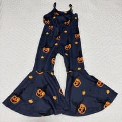 ハロウィン柄 フレアサロペット 4yのサムネイル