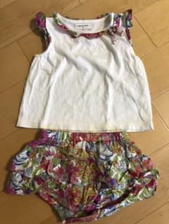 【最終価格、8末削除】センスオブワンダー　花柄セットアップ　80のサムネイル