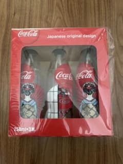 Coca-Cola 日本限定デザイン　250ml瓶 3本セット コカ・コーラ 日本オリジナルデザインセット 250ml×3本 - メルカリ