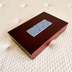 波佐見焼　レトロ 木製　文箱　道具箱　19×29×6ｃｍのサムネイル