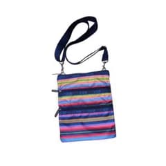 ♦レスポートサック♦LeSportsac マルチカラー ストライプ ショルダーのサムネイル