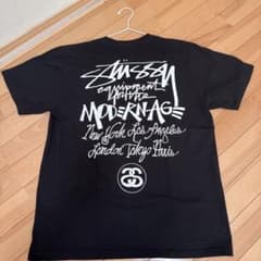 Stüssy バックプリント Tシャツ M ブラックのサムネイル