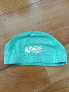 CENTRAL SPORTS 水泳帽 緑 Lサイズのサムネイル