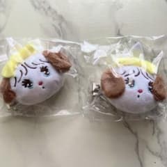 mikko 前髪ぬいぐるみクリップ　スフレ　2つ　SOUFFLEのサムネイル