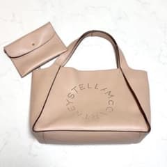 STELLA McCARTNEY ステラロゴ トートバッグ ポーチ付 ピンク - メルカリ