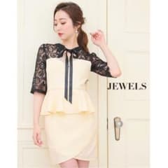 JEWELS ペプラムミニドレスのサムネイル