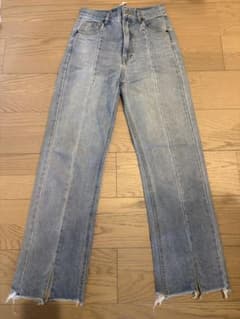 レディース デニムパンツ Mサイズ レースアップ - 4
