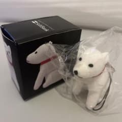 SoftBank 白い犬 ストラップ ソフトバンクお父さん犬【新品未使用】のサムネイル