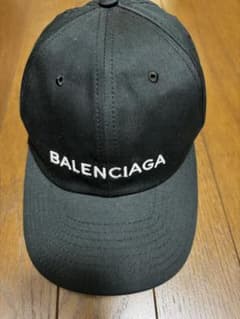BALENCIAGA ベースボールキャップ ブラック - メルカリ