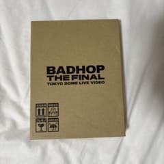 BAD HOP THE FINAL TOKYO DOME DVDのサムネイル