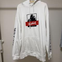 XLARGE X-girl コラボ パーカー ホワイトのサムネイル