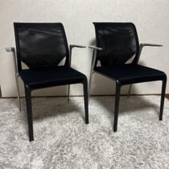 vitra ヴィトラ MedaSlim メダスリム アームチェア 2脚セット ②