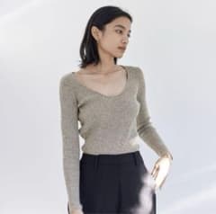 sea room lynn   2wayブークレRIBニットのサムネイル