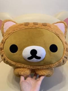 리락쿠마 한가로이 고양이 인형